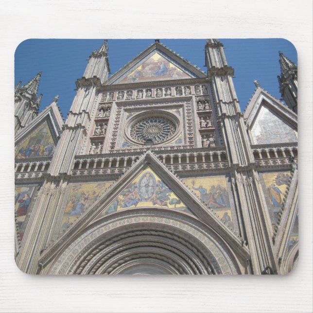 Mousepad Tapete do rato, catedral de Orvieto (Frente)