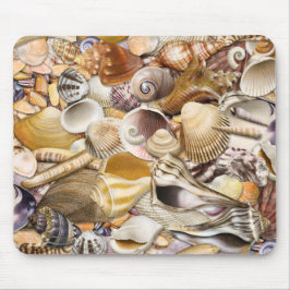 Mousepad Tapete do rato colorido dos Seashells