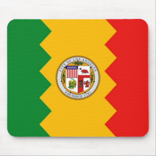Mousepad Tapete do rato com a bandeira de Los Angeles,