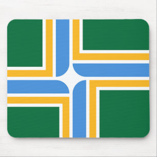 Mousepad Tapete do rato com a bandeira de Portland, Oregon
