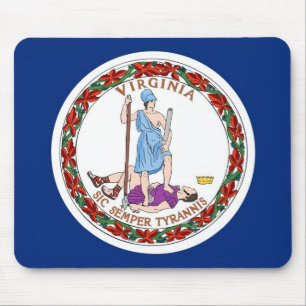 Mousepad Tapete do rato com a bandeira do estado de