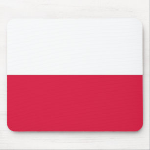 Mousepad Tapete do rato com a bandeira do Polônia