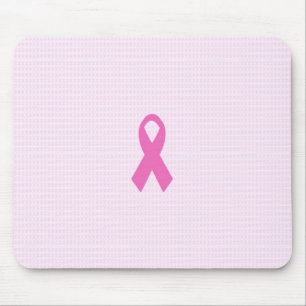 Mousepad Tapete do rato cor-de-rosa da fita de câncer de