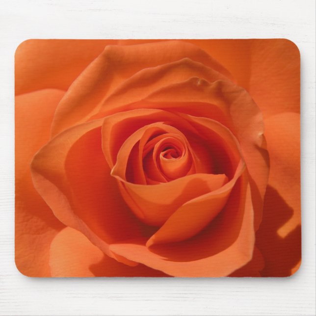 Mousepad Tapete do rato cor-de-rosa da laranja (Frente)