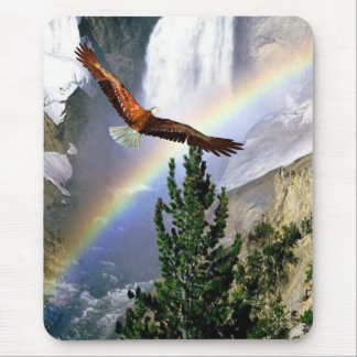 Mousepad Tapete do rato customizável de Eagle em vôo