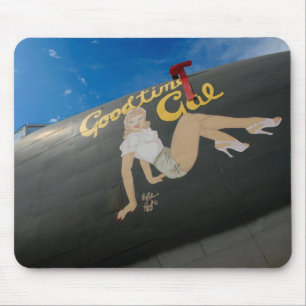 Mousepad Tapete do rato da arte do nariz de aviões