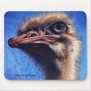 Mousepad Tapete do rato da avestruz