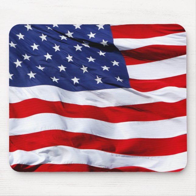 Mousepad Tapete do rato da bandeira americana (Frente)