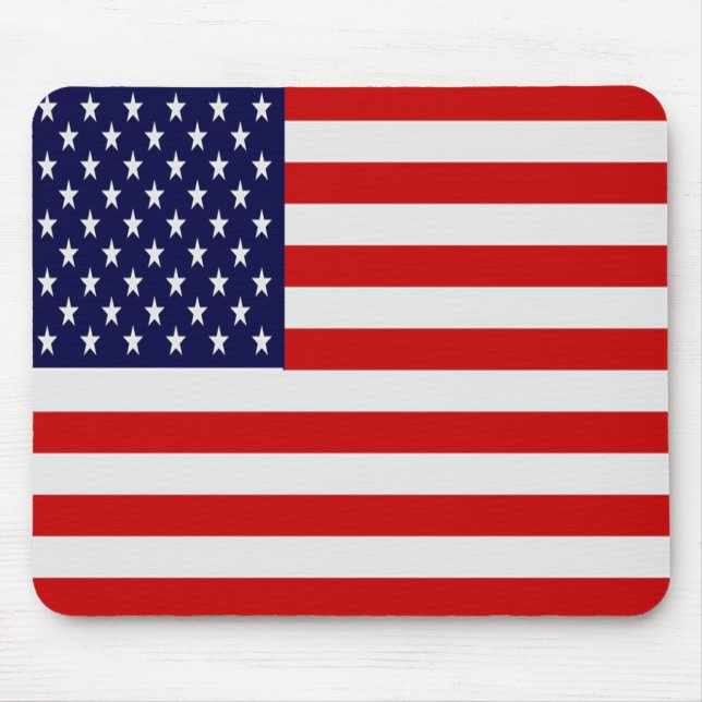 Mousepad Tapete do rato da bandeira americana (Frente)