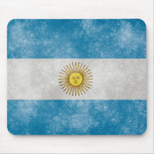 Mousepad Tapete do rato da bandeira de Argentina