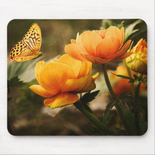 Mousepad Tapete do rato da borboleta