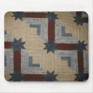 Mousepad Tapete do rato da cabana rústica de madeira