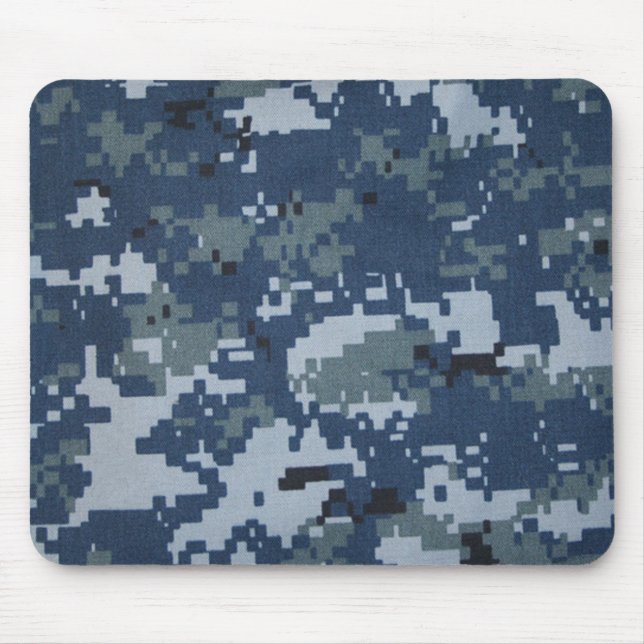 Mousepad Tapete do rato da camuflagem de Digitas do marinho (Frente)