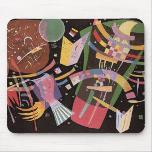 Mousepad Tapete do rato da composição X de Kandinsky