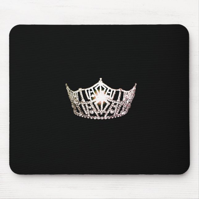 Mousepad Tapete do rato da coroa da senhorita América (Frente)