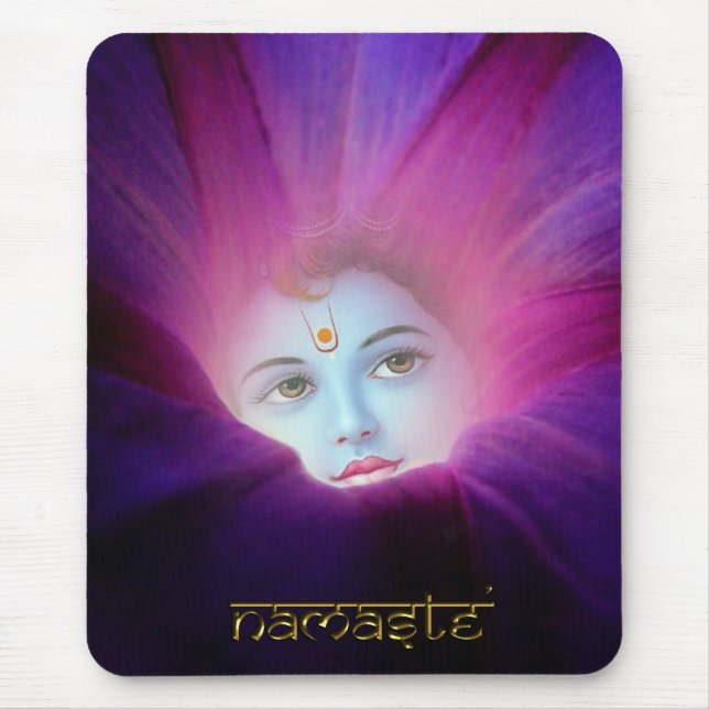 Mousepad Tapete do rato da corriola de Krishna (Frente)