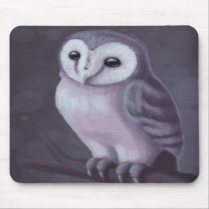 Mousepad Tapete do rato da coruja pequena