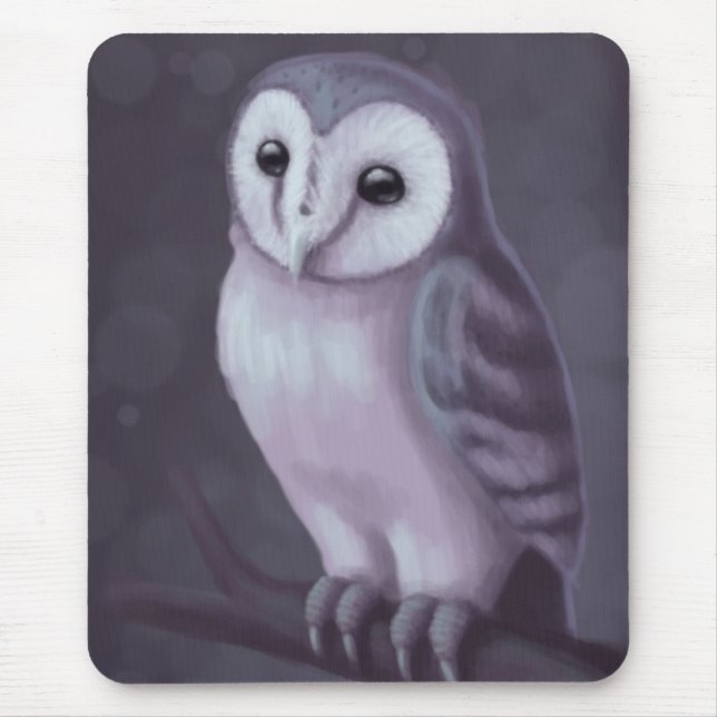 Mousepad Tapete do rato da coruja pequena (Frente)