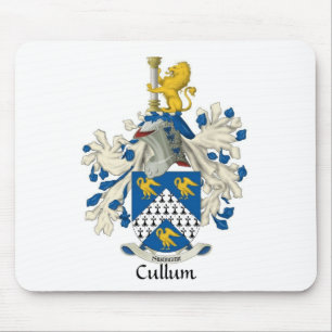 Mousepad Tapete do rato da crista da família de Cullum