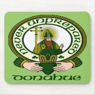Mousepad Tapete do rato da divisa do clã de Donahue