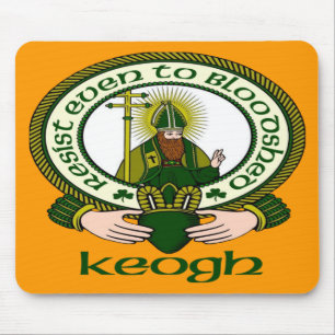 Mousepad Tapete do rato da divisa do clã de Keogh