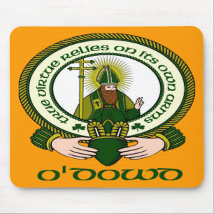 Mousepad Tapete do rato da divisa do clã de O'Dowd