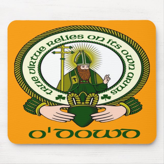 Mousepad Tapete do rato da divisa do clã de O'Dowd (Frente)