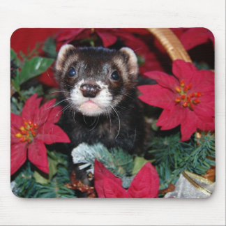 Mousepad Tapete do rato da doninha do Natal