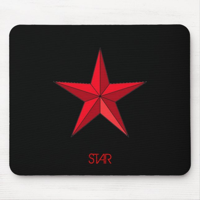 Mousepad Tapete do rato da estrela (Frente)