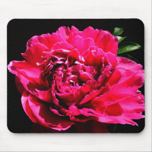 Mousepad Tapete do rato da flor da peônia