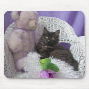 Mousepad tapete do rato da flor da senhora