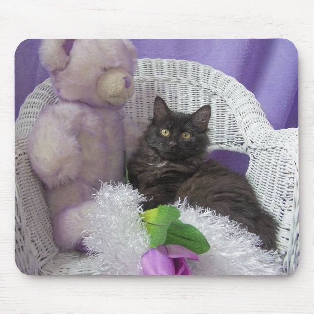 Mousepad tapete do rato da flor da senhora (Frente)