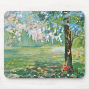 Mousepad Tapete do rato da flor de cerejeira