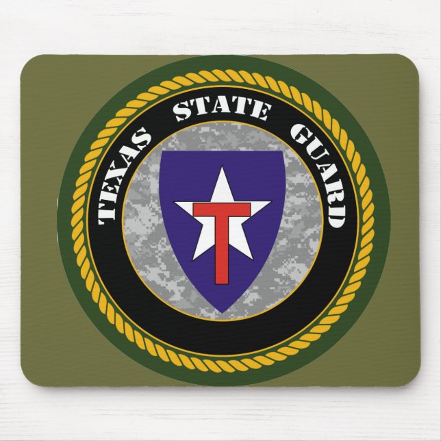 Mousepad Tapete do rato da guarda do estado de Texas (Frente)
