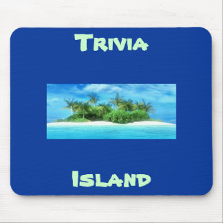 Mousepad Tapete do rato da ilha da trivialidade