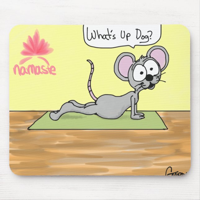 Mousepad Tapete do rato da ioga (Frente)