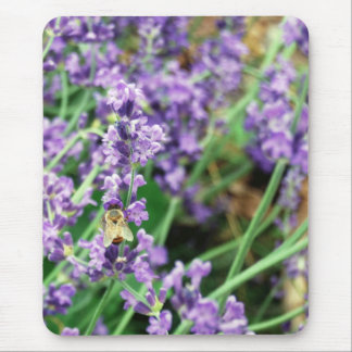 Mousepad Tapete do rato da lavanda & da abelha