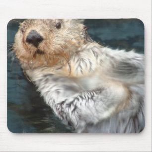Mousepad Tapete do rato da lontra de mar