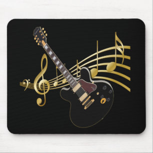 Mousepad Tapete do rato da música da guitarra