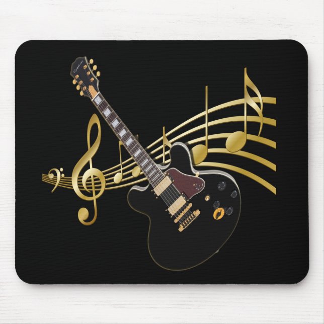 Mousepad Tapete do rato da música da guitarra (Frente)