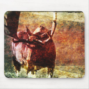 Mousepad Tapete do rato da pintura do rato de Bull