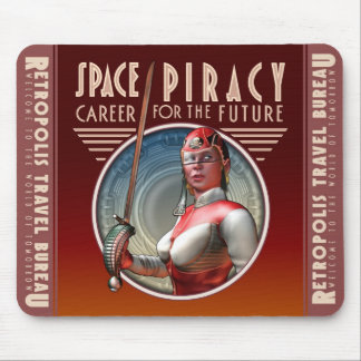Mousepad Tapete do rato da pirataria do espaço