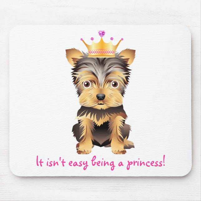 Mousepad Tapete do rato da princesa Presente do cão de (Frente)