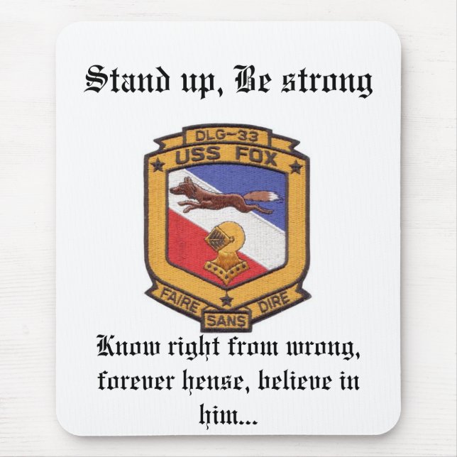 Mousepad Tapete do rato da RAPOSA de USS (Frente)