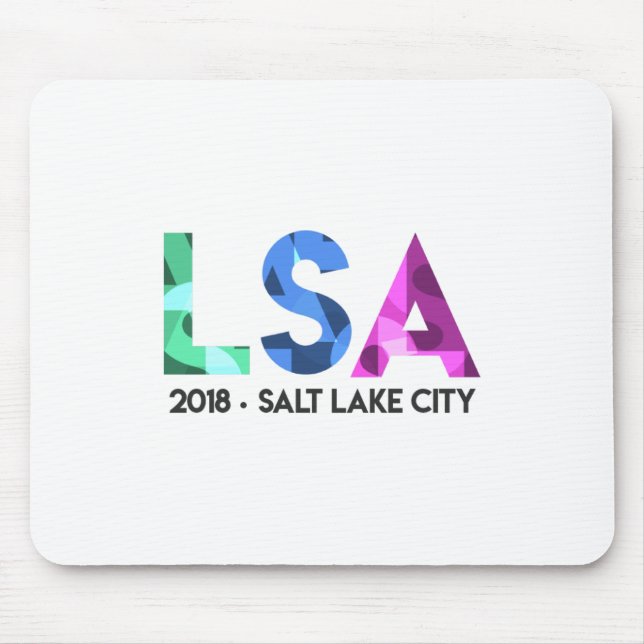 Mousepad Tapete do rato da reunião anual do LSA 2018 (Frente)
