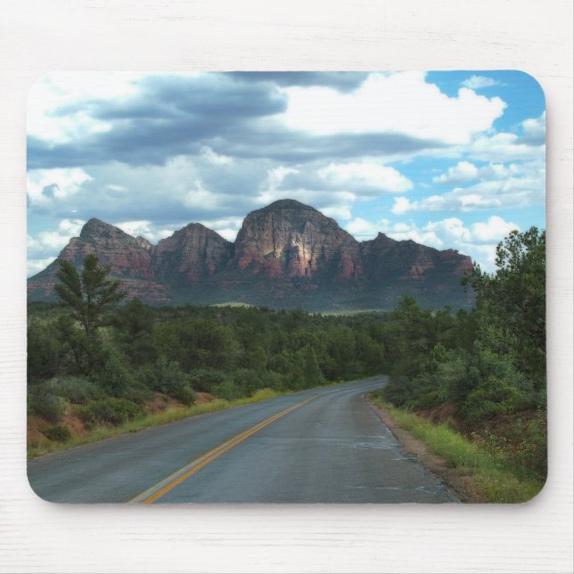 Mousepad Tapete do rato da Rocha-Sedona do castelo (Frente)