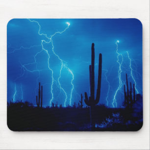 Mousepad Tapete do rato da tempestade do relâmpago