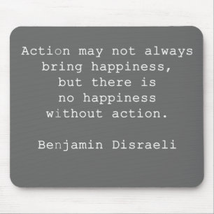 Mousepad Tapete do rato das cinzas das citações de Disrae