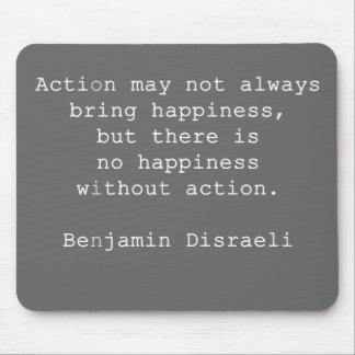 Mousepad Tapete do rato das cinzas das citações de Disraeli