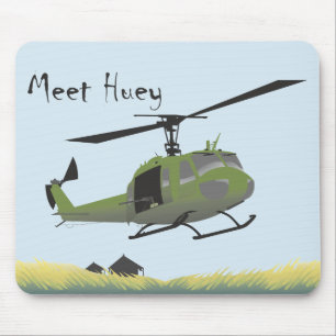 Mousepad Tapete do rato das forças armadas de UH-1 Huey
